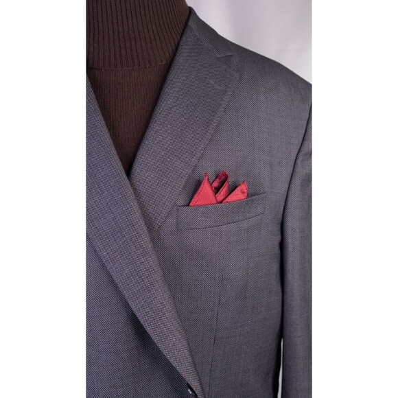 Savile Row Gray LORO PIANA blazer 100% WOOL jacket sport suit coat 48 L - Picture 4 of 16
